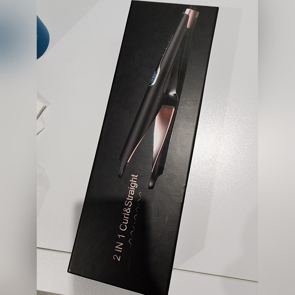 2 in 1 curler + straightener